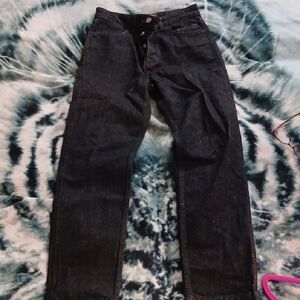 Madhappy Women's Black Straight Jeans